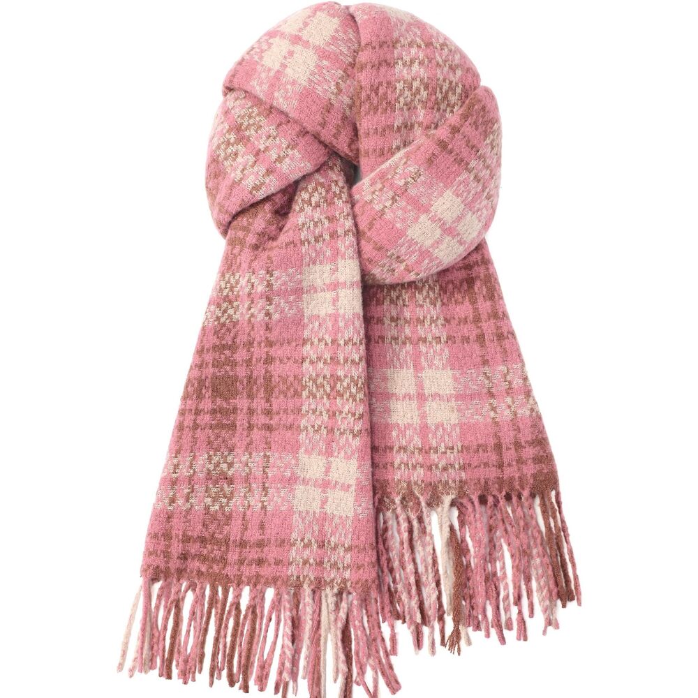 6713 Scarf For Women- Scarves Women Winter Warm, Plaid Long